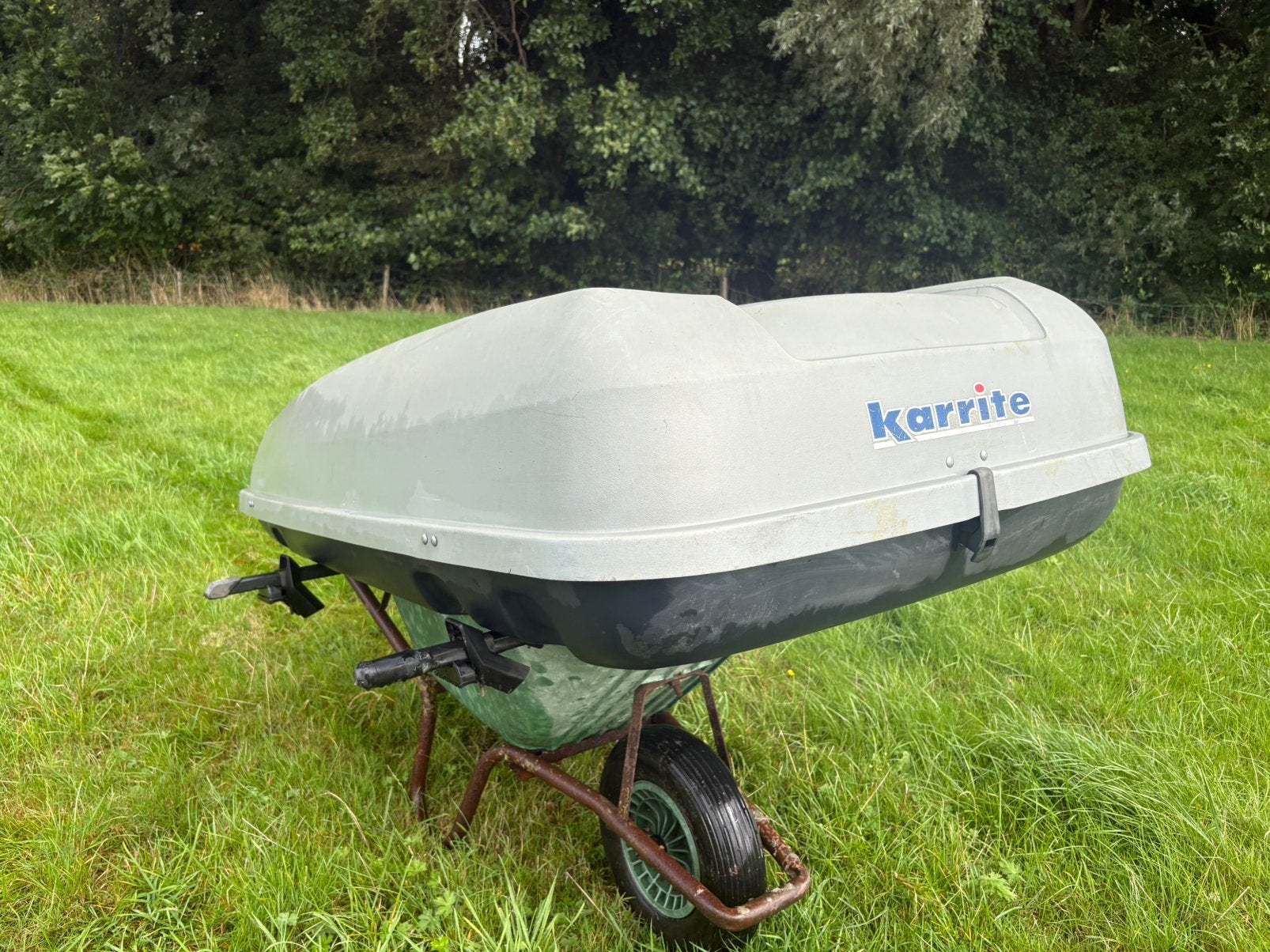 Dakkoffer voor auto met dakrail, Auto diversen, Ophalen, Zo goed als nieuw