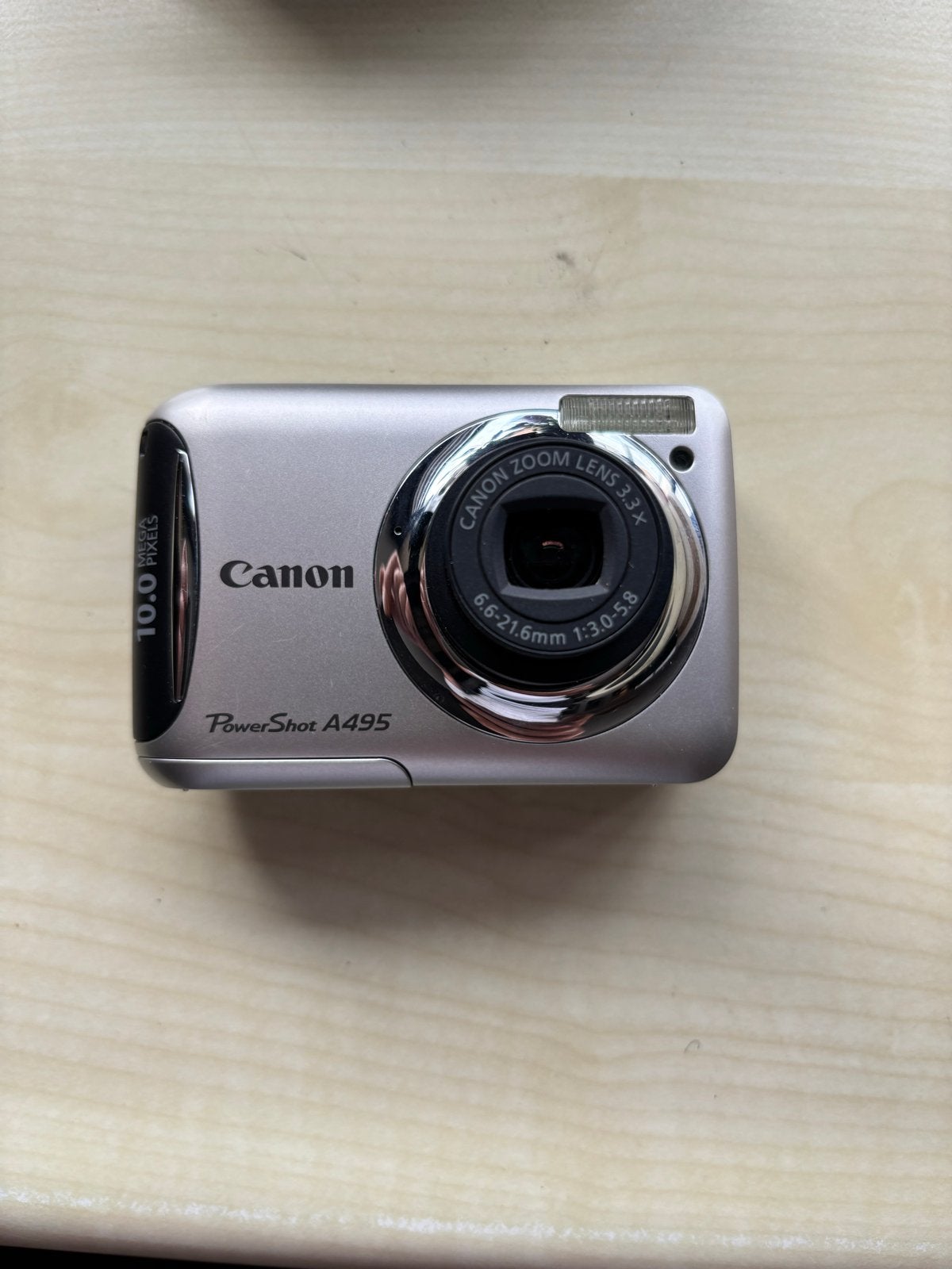 Canon PowerShot A495 Compactcamera - 10.0 Megapixels, Gebruikt, Canon, Compactcamera, 4 t/m 7 keer