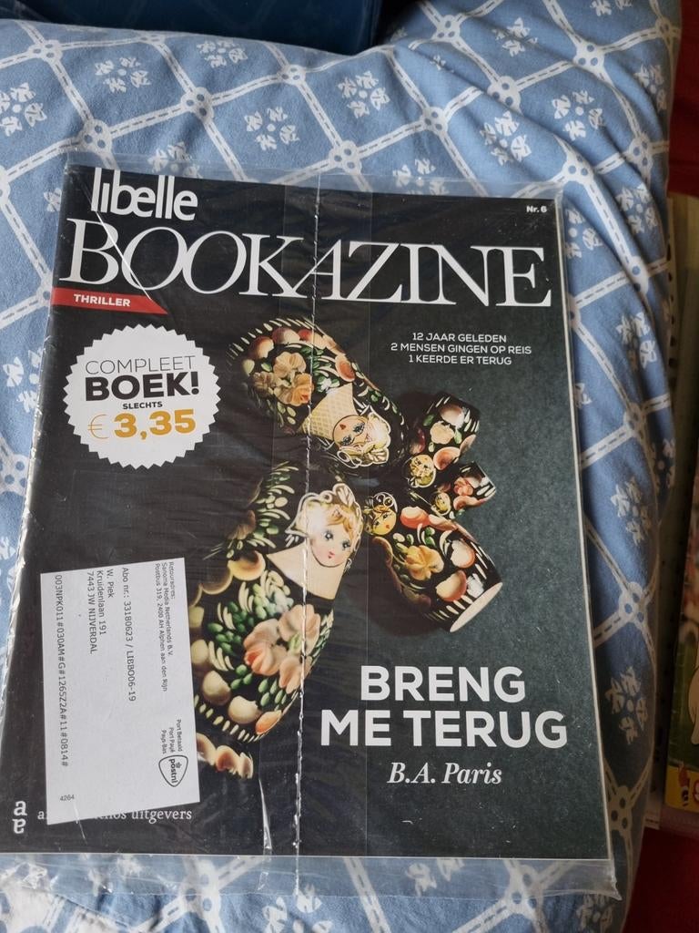 Libelle Bookazine Thriller - 2 verschillende boeken, Ophalen of Verzenden, Gelezen, Overige typen