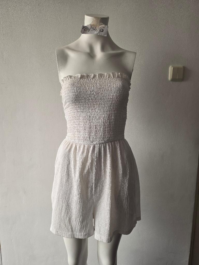 FB Sister playsuit maat XS/34, Wit, Ophalen of Verzenden, Zo goed als nieuw, Maat 34 (XS) of kleiner