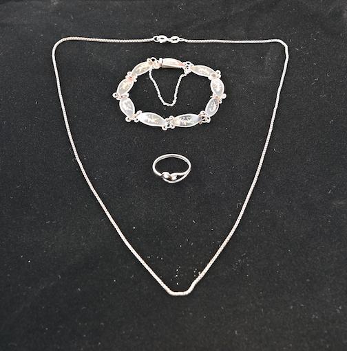 Lotje zilveren sieraden vintage, Ophalen of Verzenden, Zilver, Overige typen