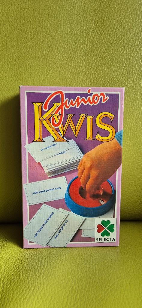 Junior Kwis Selecta, gezelschapsspel, Pim Pam Pet, Gebruikt, Ophalen of Verzenden, Vijf spelers of meer, Junior kwis selecta