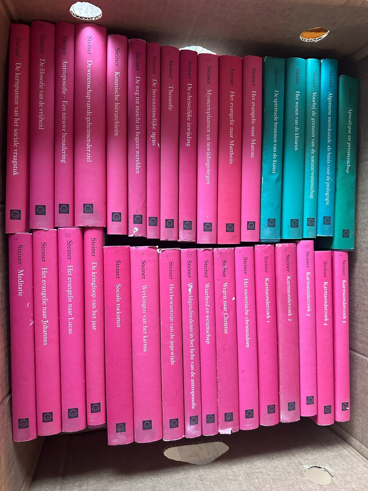 Rudolf Steiner Boeken Collectie - Antroposofie, Boeken, Ophalen of Verzenden, Gelezen, Spiritualiteit algemeen, Achtergrond en Informatie