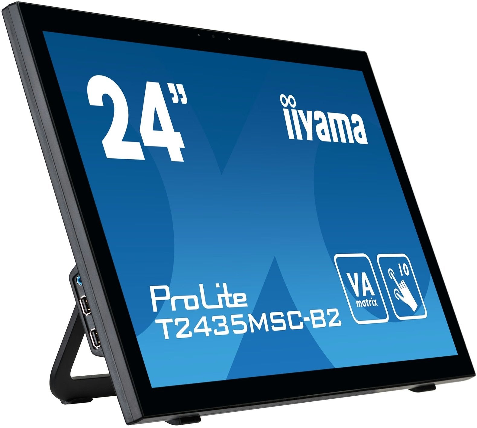 iiyama ProLite T2435MSC-B2 24" Full HD Touchscreen Webcam, Info@novadisplays.nl, Touchscreen, VA, Full HD