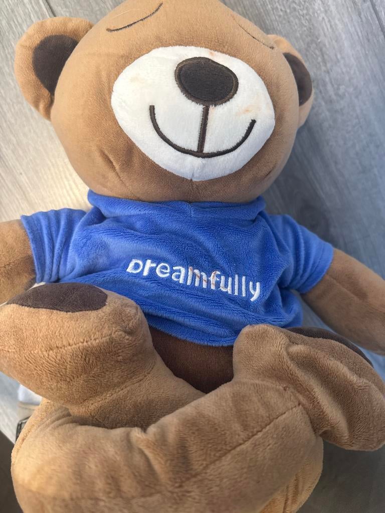 Dreamfully Knuffelbeer - Rustgevend voor het slapengaan, Overige merken, Overige karakters, Beer, Ophalen of Verzenden