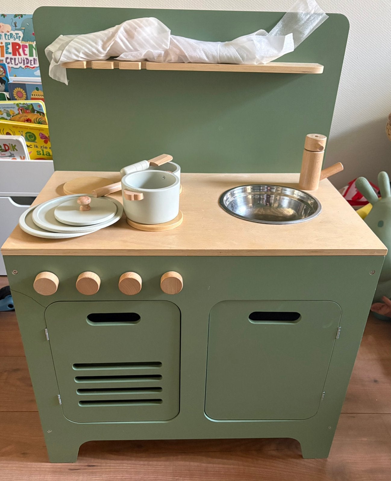 Petite amelie keukentje, Ophalen, Zo goed als nieuw, Hout, Speelkeuken