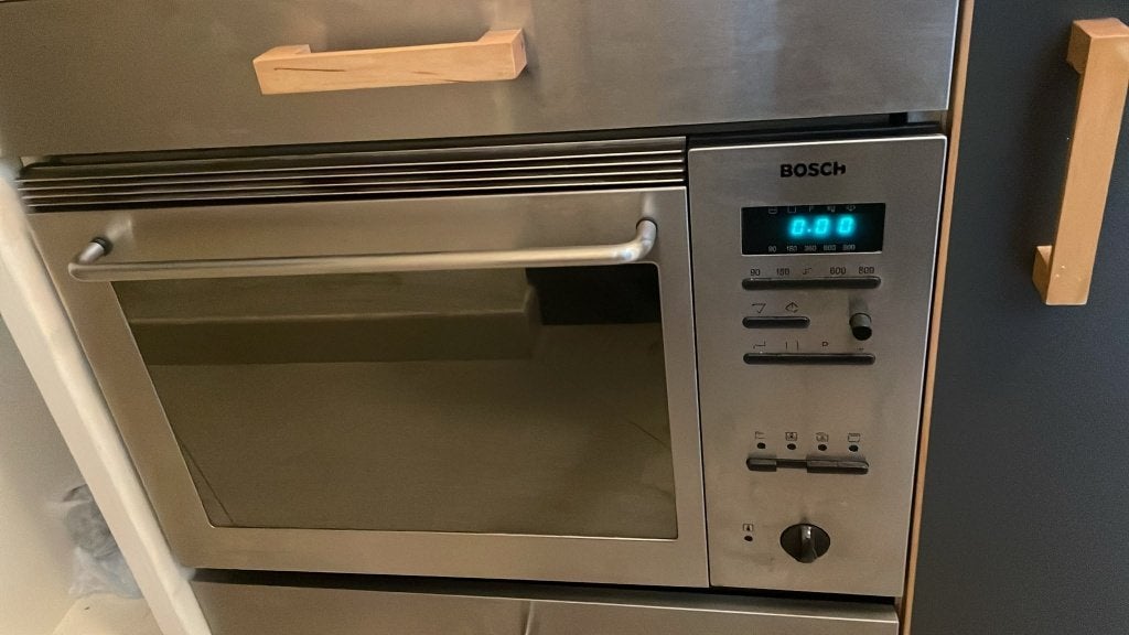 Bosch Inbouw Combi-oven - Goede Staat, Ophalen, 45 tot 50 cm, Gebruikt, Bosch