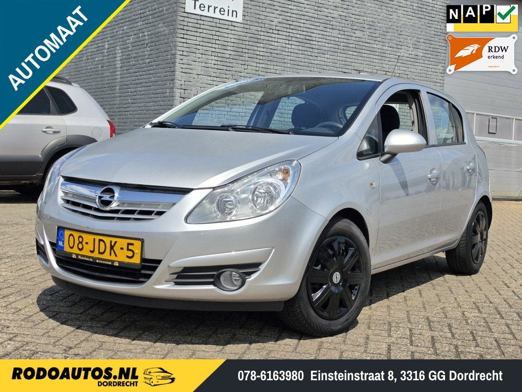 Opel Corsa 1.4-16V Enjoy Vol Automaat 5Drs Airco ✅, Automaat, 15 km/l, Gebruikt, 4 cilinders