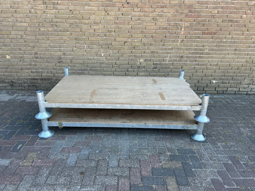 Stapelrek/stapelrack/stapelrekken verzinkt 1850x1000MM 7ST, Doe-het-zelf en Verbouw, Ophalen, Gebruikt