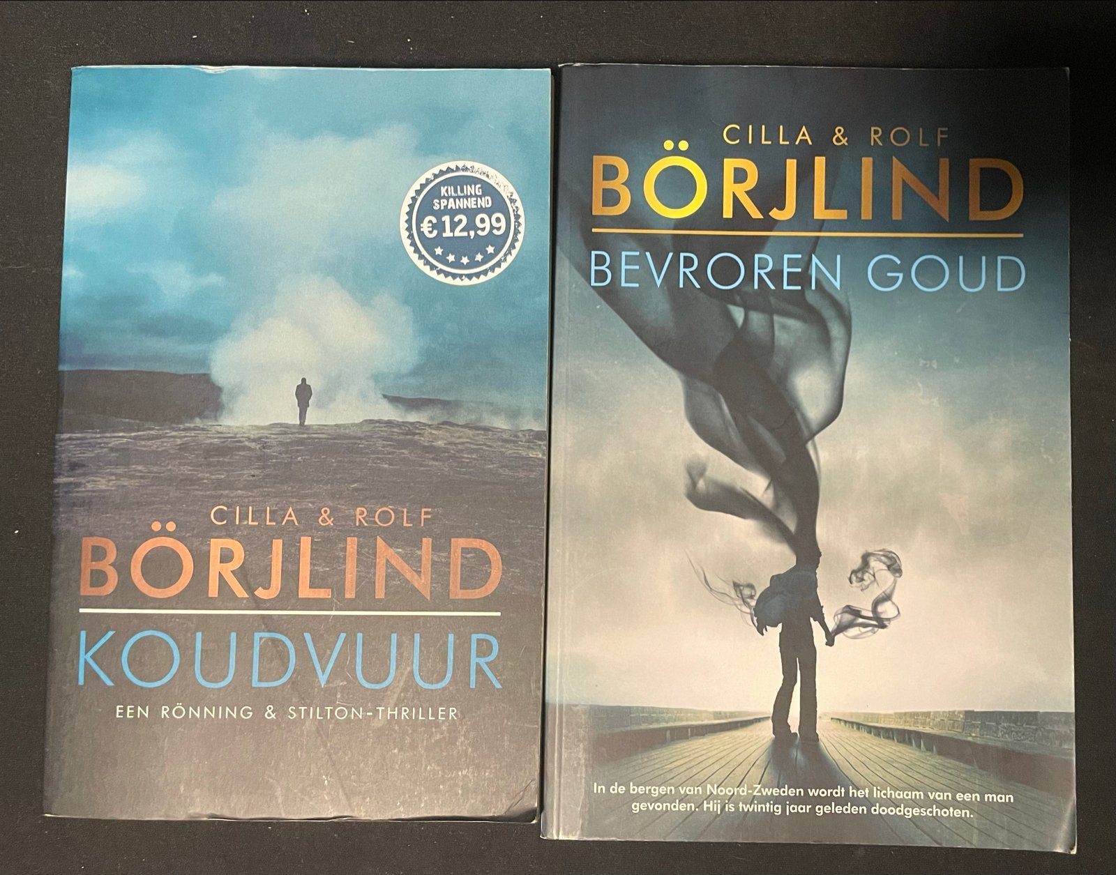 Cilla & Rolf Börjlind: Koudvuur & Bevroren Goud (thriller), Ophalen of Verzenden, Zo goed als nieuw, Scandinavië