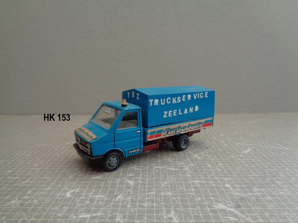 old cars iveco daily huif, Hobby en Vrije tijd, Modelauto's | 1:43, Verzenden, Gebruikt, Auto, Overige merken