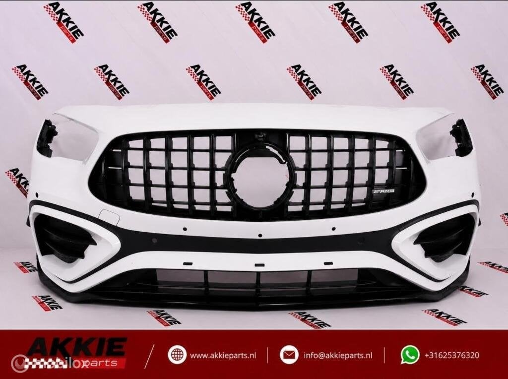 Mercedes gla 35 amg facelift Bumper W247 H247 A2478804508, Gebruikt, Voor, Ophalen of Verzenden, Bumper