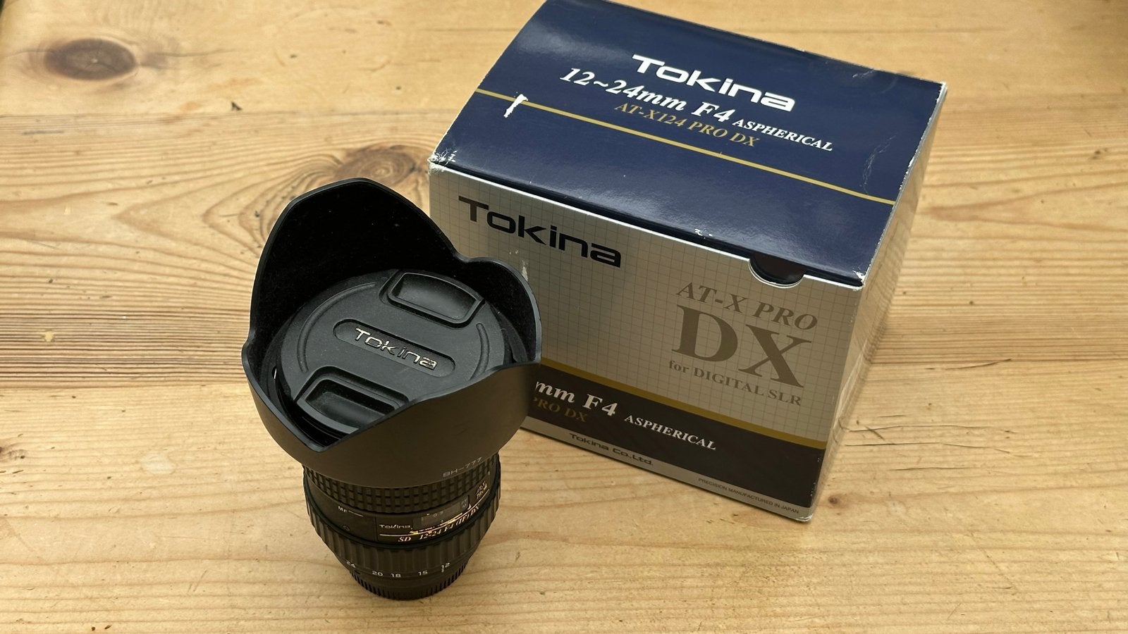 Tokina AT-X PRO DX 12-24mm F4 groothoeklens nikon mount, Audio, Tv en Foto, Gebruikt, Tokina, Overige vattingen, Lensdoppen