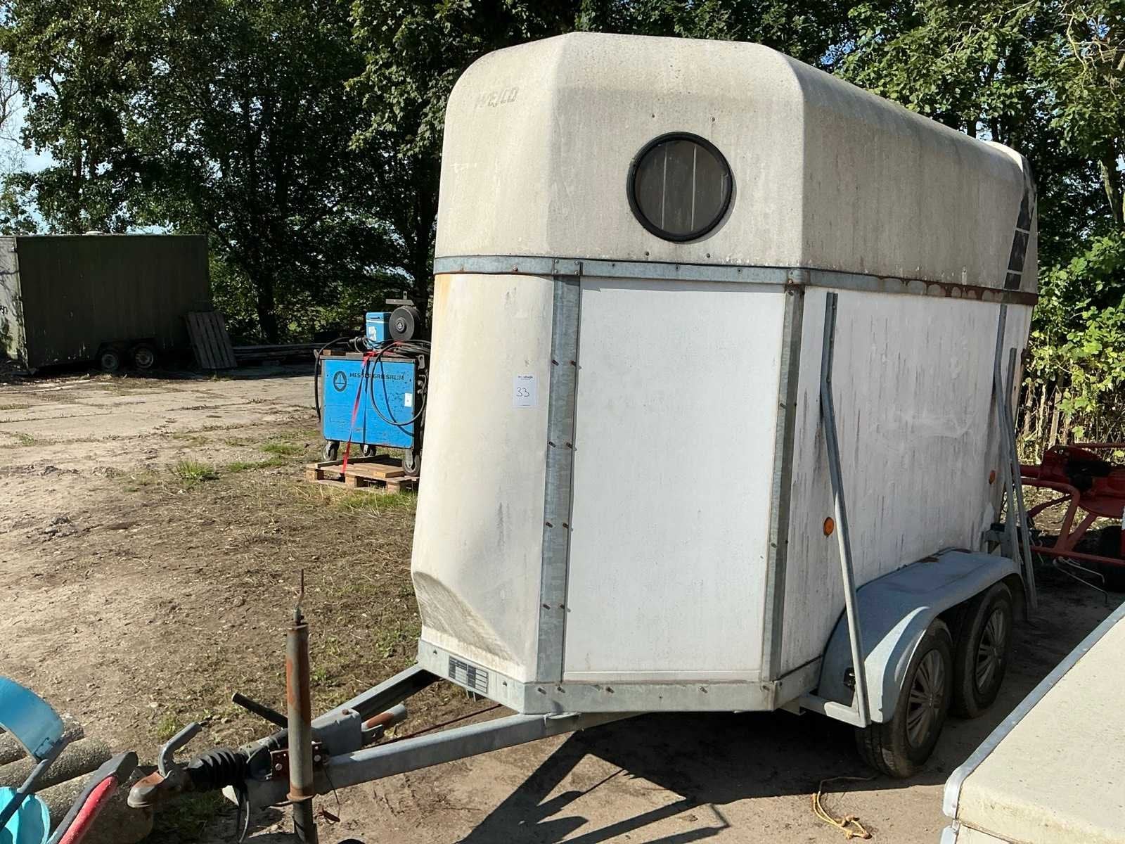 1990 WESCO P-2020 Paardentrailer, Dieren en Toebehoren, Gebruikt, Overige typen