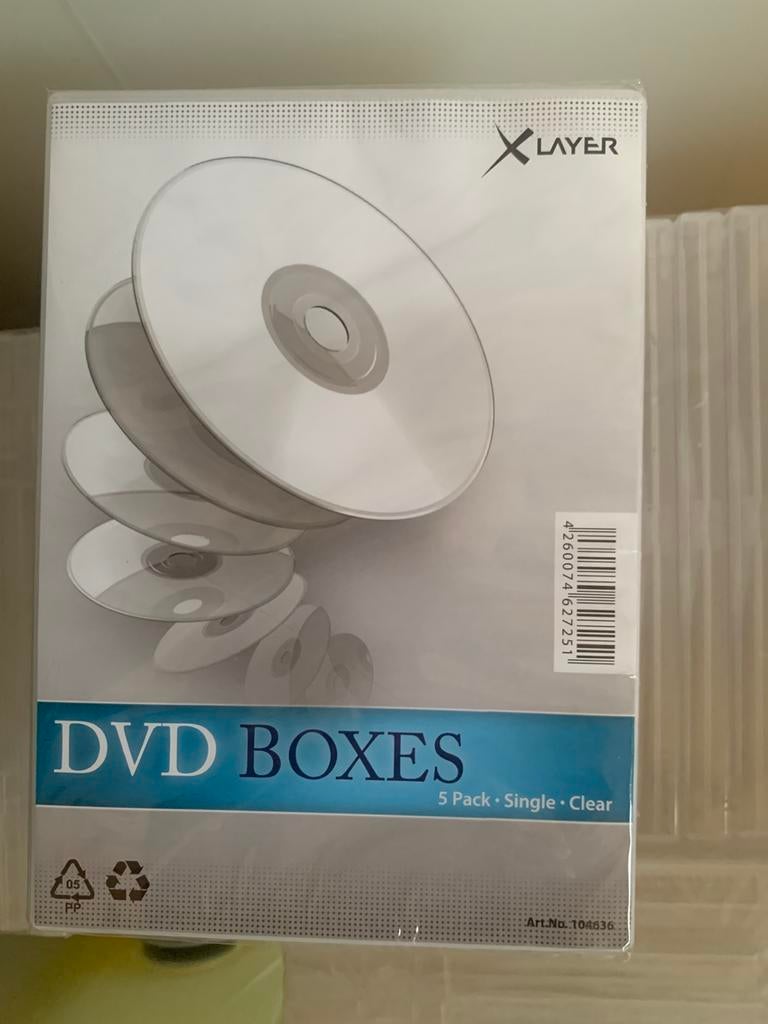 Lege dvd dozen, Ophalen of Verzenden, Nieuw in verpakking