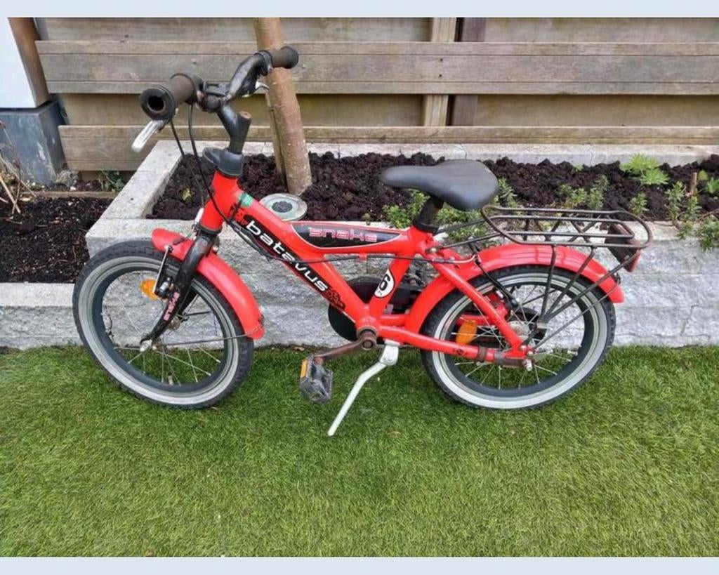Jongensfiets Batavus snake 16 inch, Fietsen en Brommers, Fietsen | Kinderfietsjes, Ophalen, Gebruikt, 16 tot 20 inch