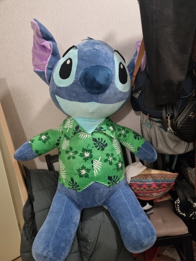 stitch big plush (140cm), Verzamelen, Ophalen, Zo goed als nieuw