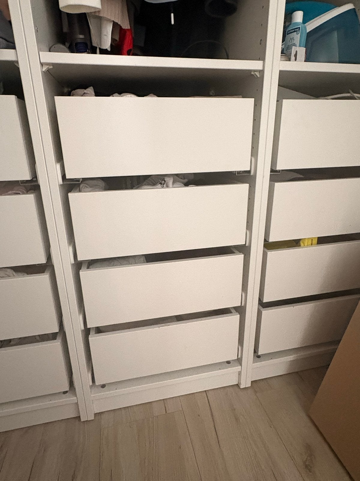 8x IKEA Pax lade ladekast wit 35 x 50, Ophalen, Gebruikt, 5 laden of meer, 50 tot 100 cm