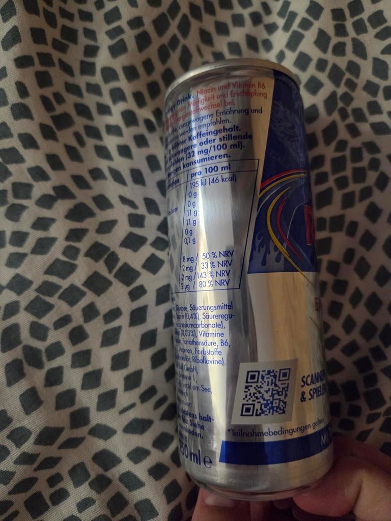 Red bull blikje Fabio wibmer, Auto-onderdelen, Uitlaatsystemen, Ophalen of Verzenden, Nieuw