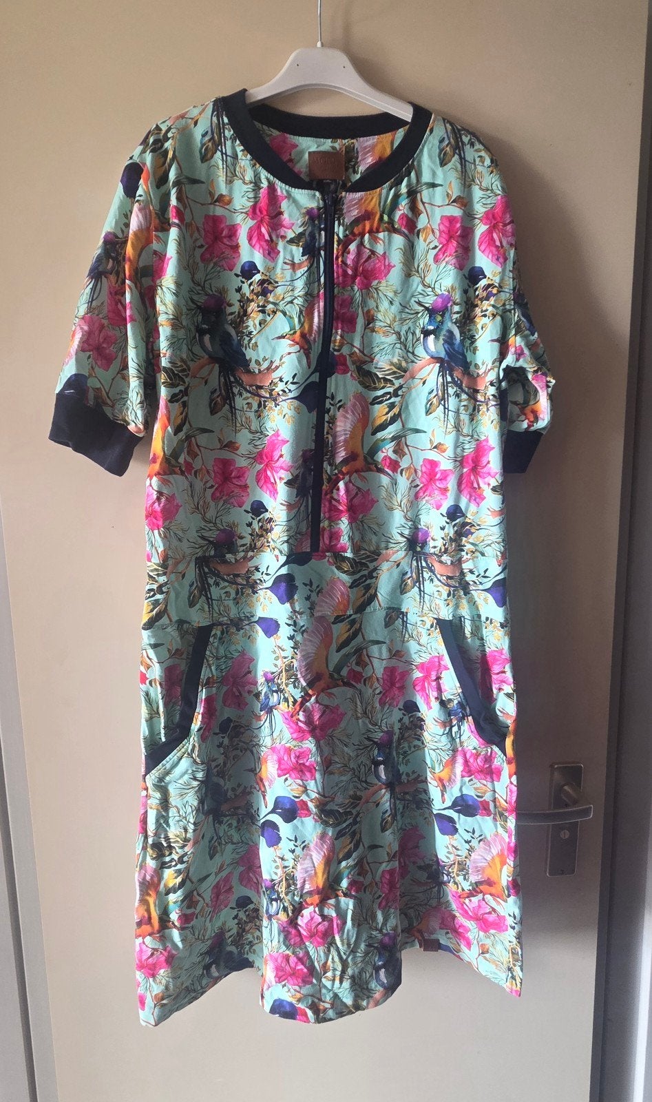 Nieuwe Dames Jurk XXL met Kleurrijke Vogelprint, Ophalen of Verzenden