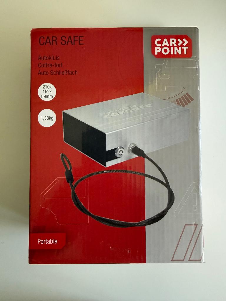 Carpoint Car Safe draagbare autokluis (210x162x69mm), Ophalen of Verzenden, Nieuw