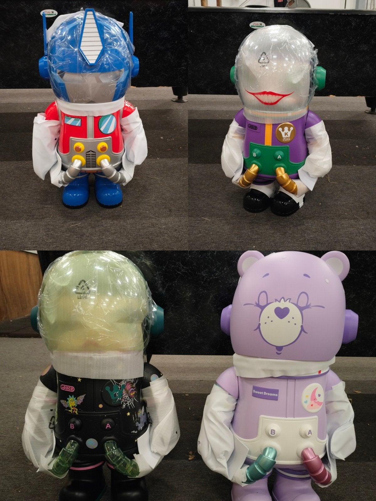4x POP MART MEGA Space Molly 1000% (Gloednieuw inc. Factuur), Ophalen of Verzenden, Nieuw, Pop