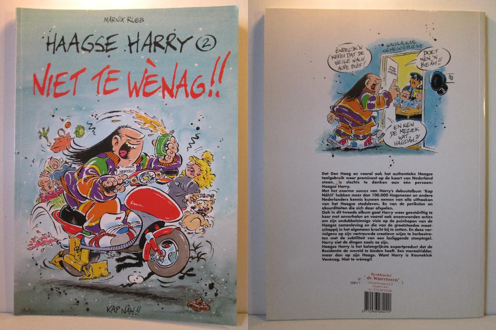 Haagse Harry 2 - Niet te wènag!! (SC), Eén stripboek, Ophalen of Verzenden, Zo goed als nieuw, Marnix Rueb