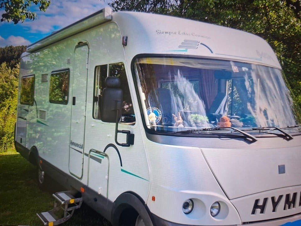 Hymer B654 te Koop, Caravans en Kamperen, Campers, Integraal, Ringverwarming, Buitenlamp, Fiat