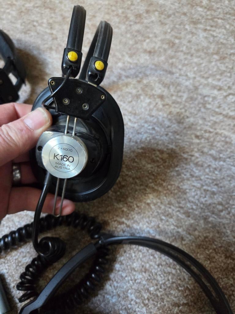 Diverse koptelefoons 5 x vintage en 1 nieuwere, Ophalen of Verzenden, Gebruikt, Overige merken