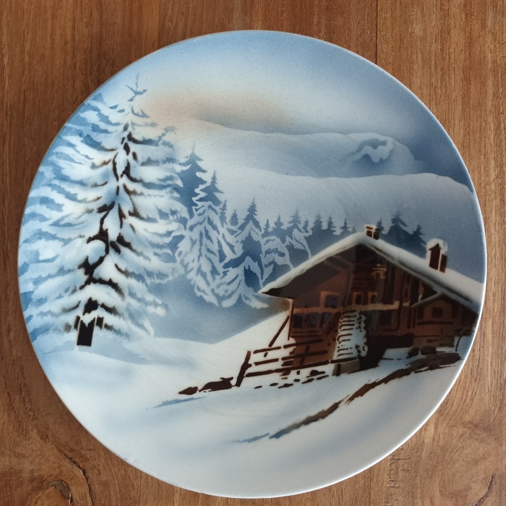 Antiek bord Villeroy & Boch Wallerfangen; puntgaaf, Antiek en Kunst, Antiek | Wandborden en Tegels, Ophalen of Verzenden