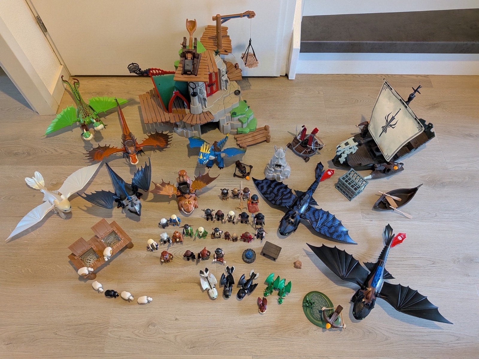 mega grote Playmobil Hoe tem je een draak set, Ophalen of Verzenden, Gebruikt