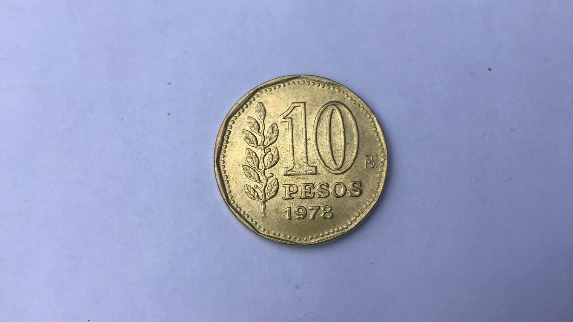 Argentinie 10 pesos 1978., Postzegels en Munten, Munten | Amerika, Ophalen of Verzenden