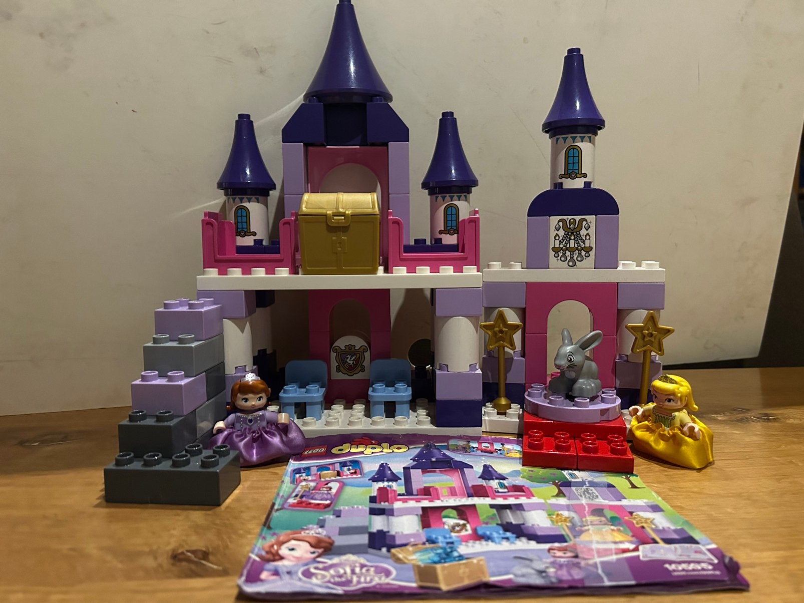 Lego Duplo 10595 Sofia het prinsesje koninklijk kasteel, Gebruikt, Ophalen of Verzenden, Compleet, Disney