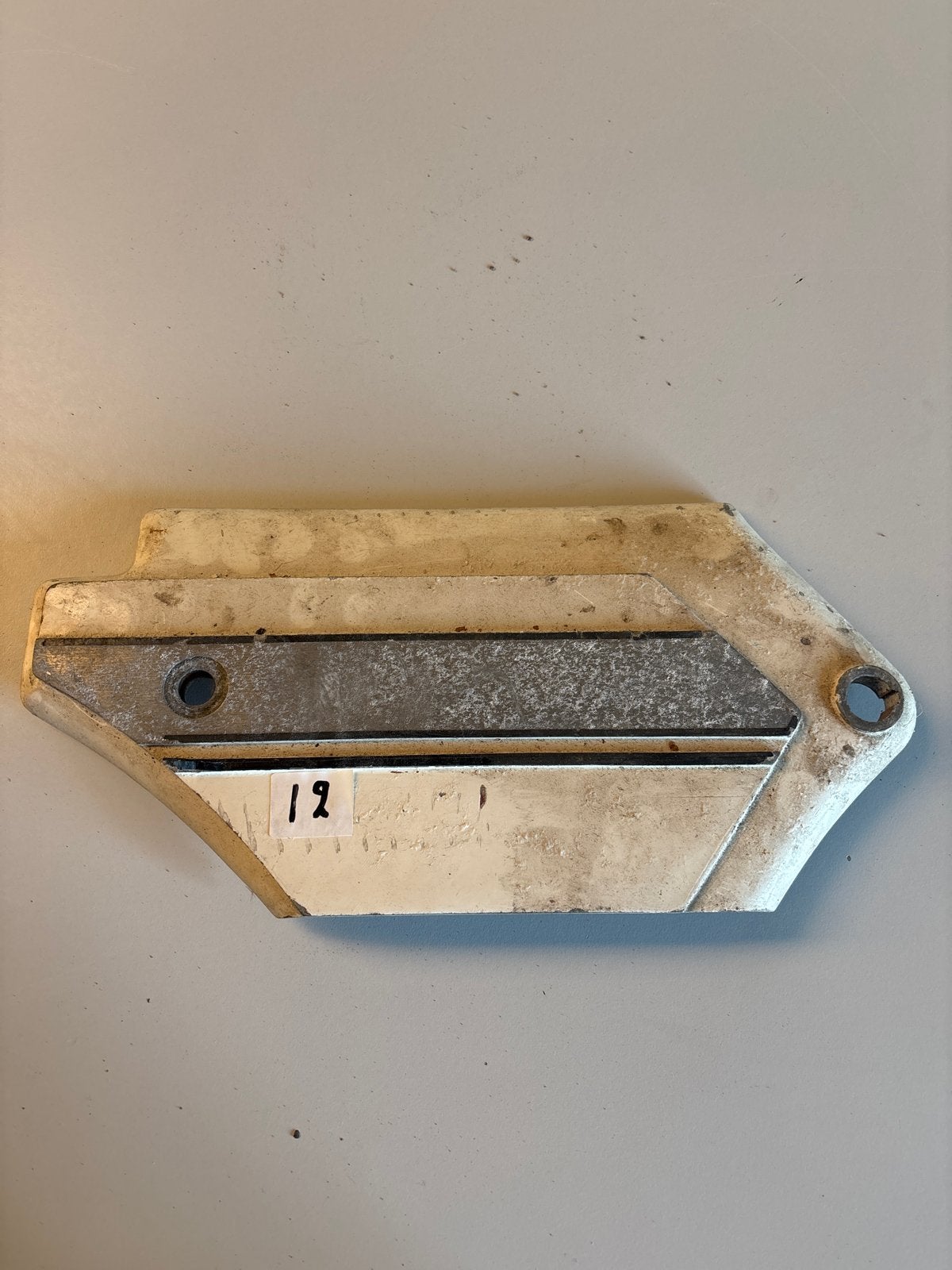 Zundapp zijkap aluminium 517-10:214 rechts, Fietsen en Brommers, Ophalen of Verzenden, Gebruikt, Kap