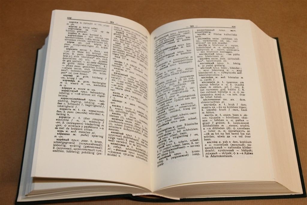 Russisch-Nederlands Woordenboek — 37.000 Woorden, 1042 pag., Ophalen of Verzenden, Gelezen, Van Dale, Nederlands