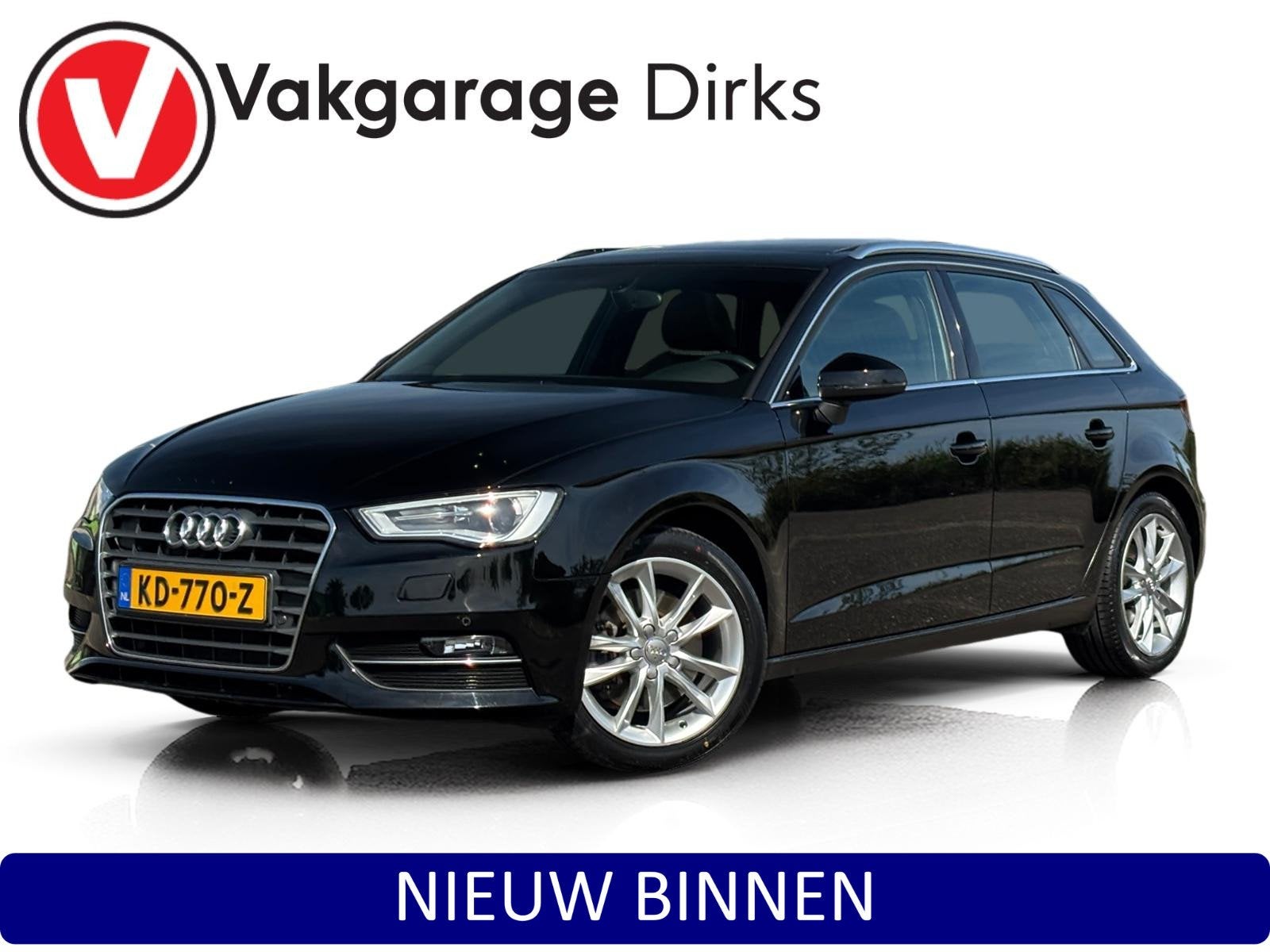 Audi A3 Sportback 1.8 TFSI 180 PK ✅ Pano ✅ Xenon ✅ Spo, Auto's, Audi, Euro 5, Stof, Gebruikt, Zwart