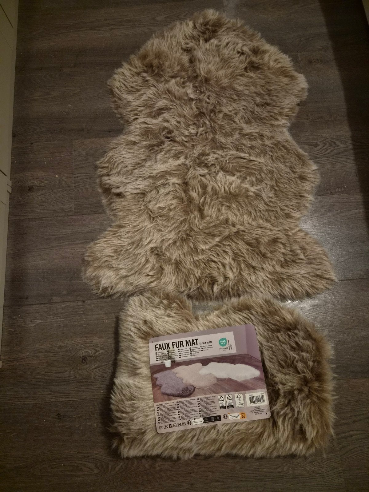 2 nieuwe vachtkleden, 90 cm, Nieuw, Ophalen of Verzenden, 60 cm