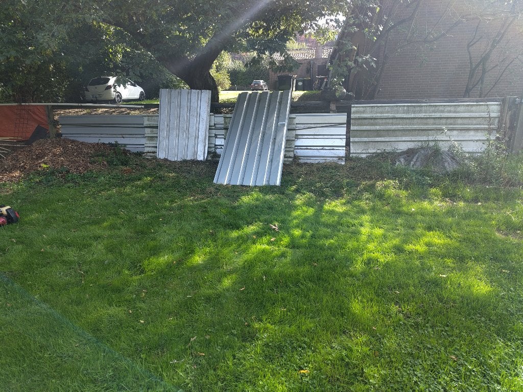 Damwandplaten gebruikt, Tuin en Terras, Ophalen, Gebruikt, Overige typen