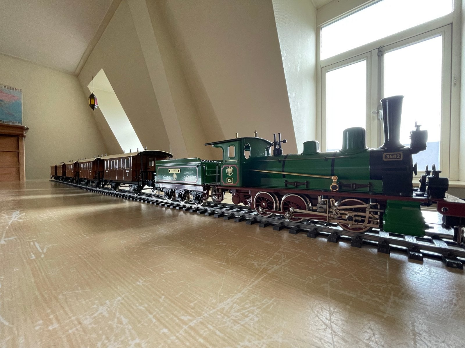 Märklin Maxi 'Alter Fritz' 54522 met 5 wagons 54701, Hobby en Vrije tijd, Wisselstroom, Ophalen of Verzenden, Analoog, Märklin