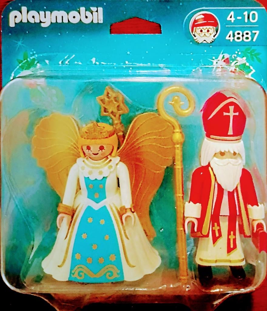 DuoPack Sinterklaas Met Engel 4887, Kinderen en Baby's, Speelgoed | Playmobil, Ophalen of Verzenden, Gebruikt, Complete set