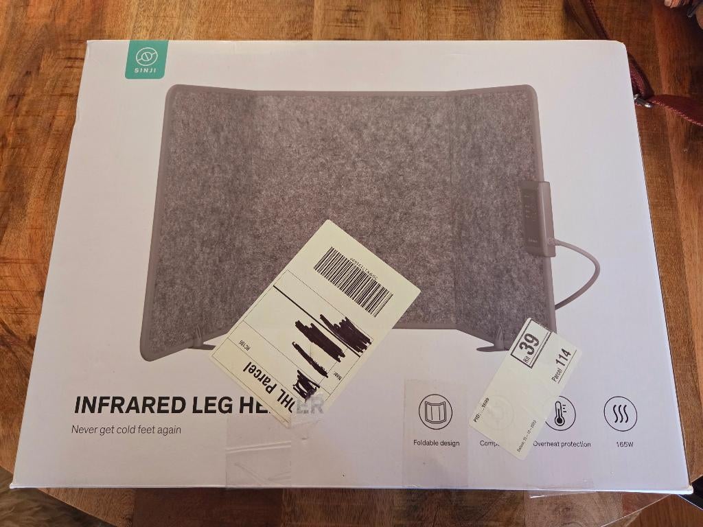 Infrared Leg Heater, Ophalen, 30 tot 80 cm, Kachel, Zo goed als nieuw