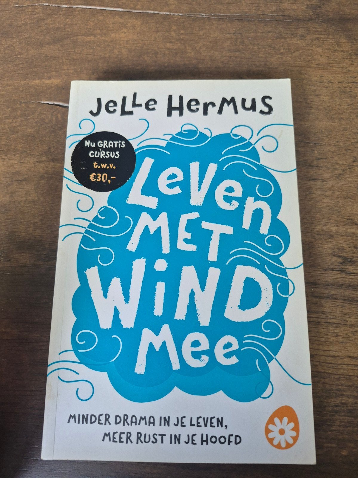 Leven met Wind Mee - Jelle Hermus (Minder drama, meer rust), Ophalen of Verzenden, Zo goed als nieuw, Overige onderwerpen, Jelle Hermus