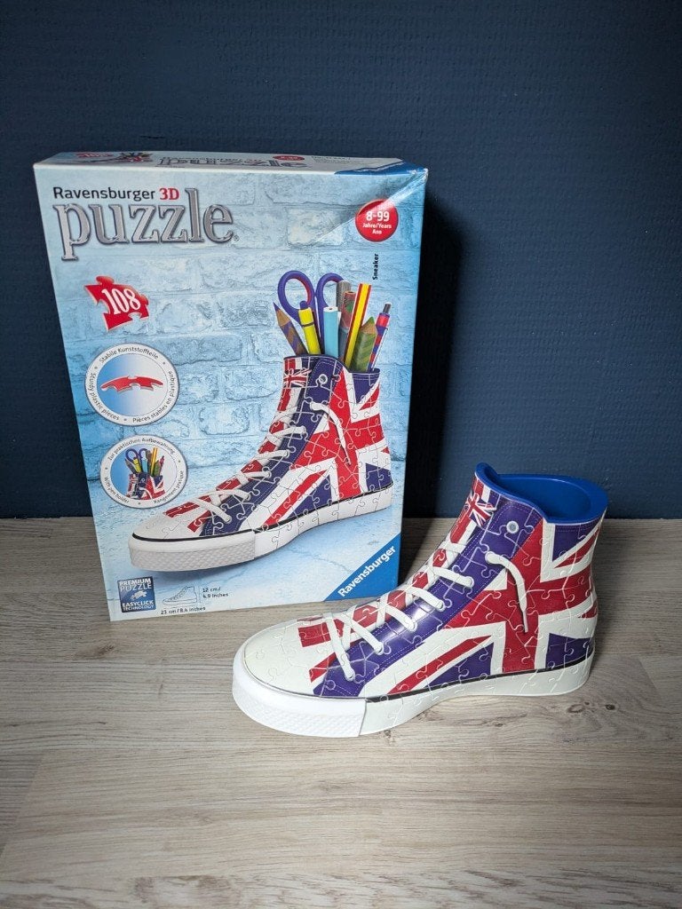 Ravensburger 3D puzzle schoen, Ophalen of Verzenden, Minder dan 500 stukjes, Gebruikt, Rubik's of 3D-puzzel