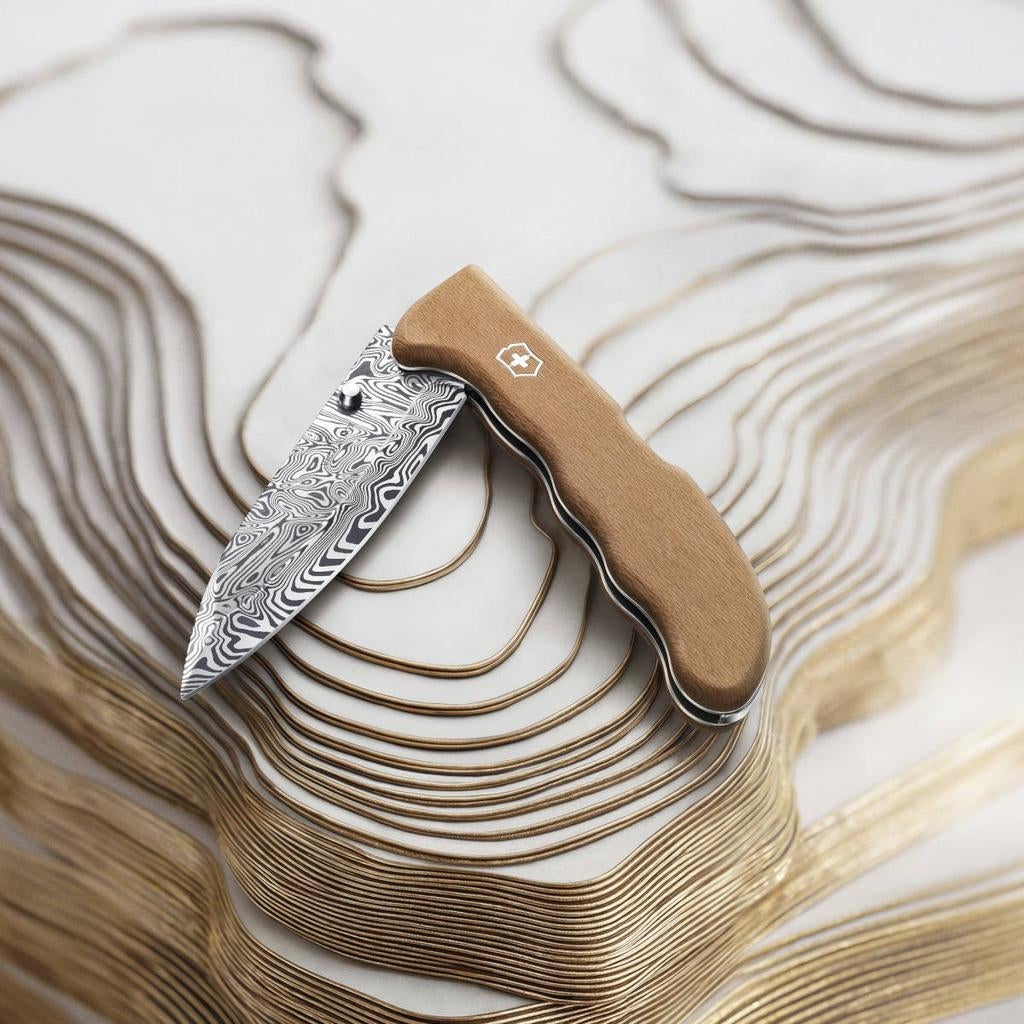 Victorinox Evoke 0.9410.J26 Wood, Damasteel Damast, Limited, Ophalen of Verzenden, Nieuw