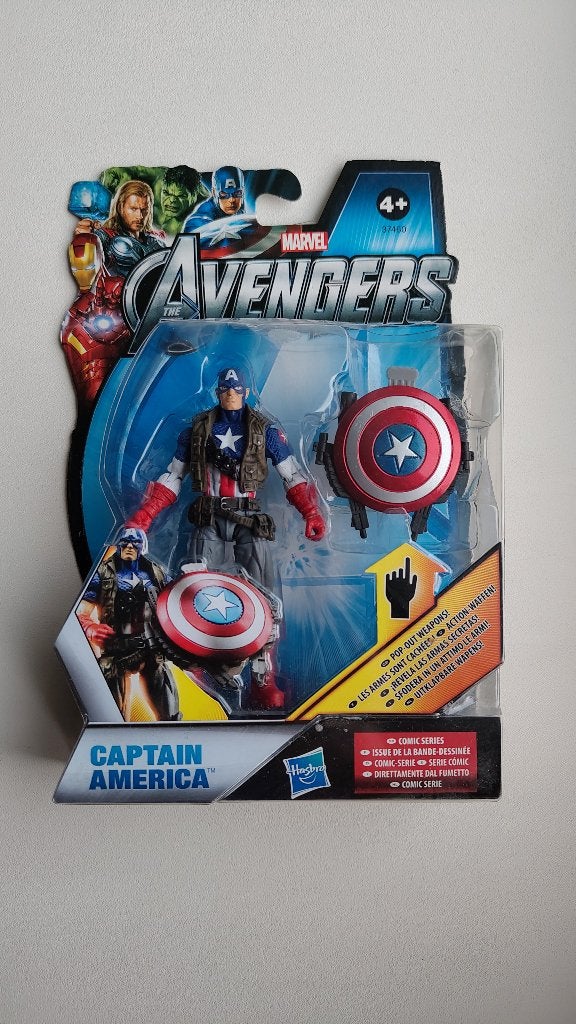 Marvel Avengers Captain America actiefiguur Hasbro, Ophalen of Verzenden, Zo goed als nieuw