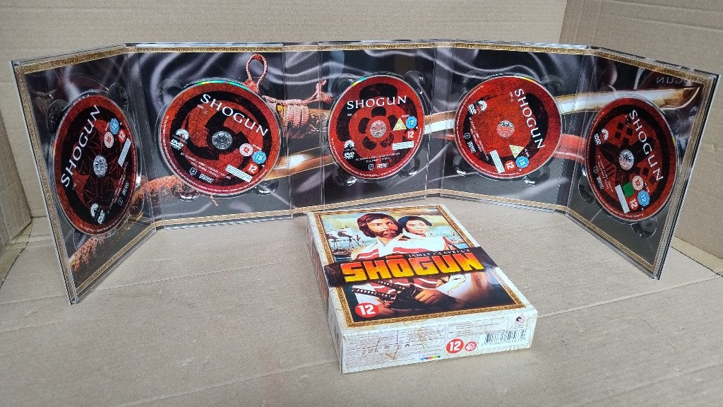 5 DVD box set Shogun van James Clavell, Alle leeftijden, Drama, Ophalen of Verzenden, Zo goed als nieuw