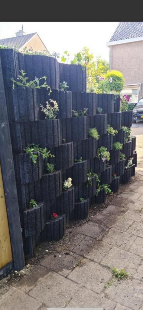 25 stapelbare bloembakken / plantenbakken, Tuin en Terras, Gebruikt, Minder dan 30 cm, Minder dan 60 cm, Ophalen of Verzenden