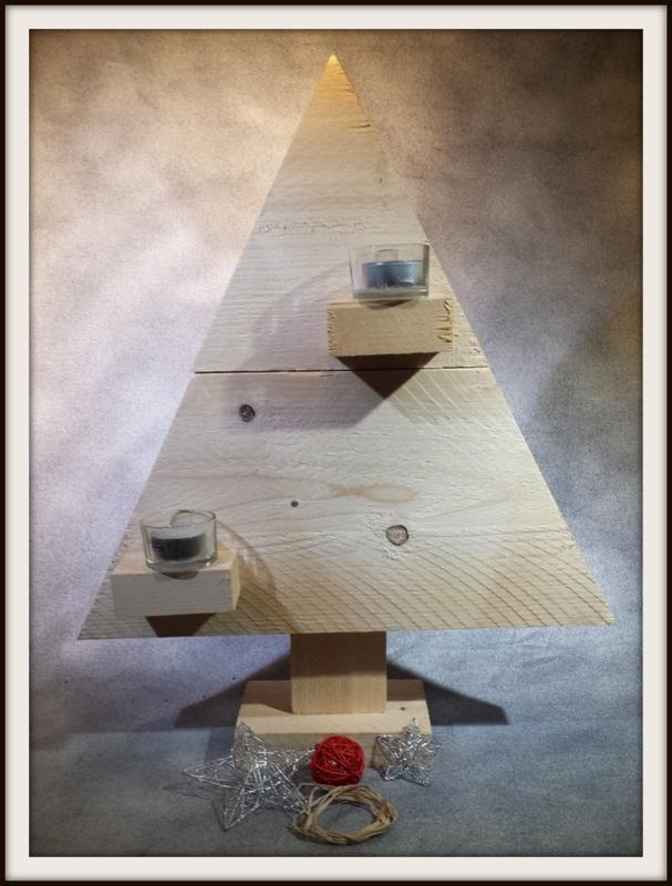 Houten kerstboom [3913]  [DiFeKe], Ophalen of Verzenden, Nieuw