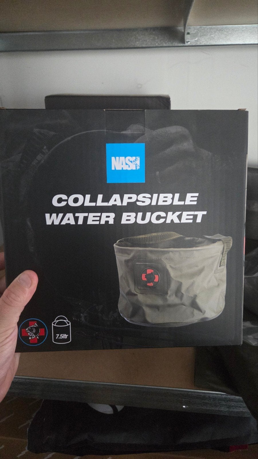 Nash Carp Care Opvouwbare Wateremmer 7.5L, Watersport en Boten, Ophalen of Verzenden, Nieuw, Overige typen