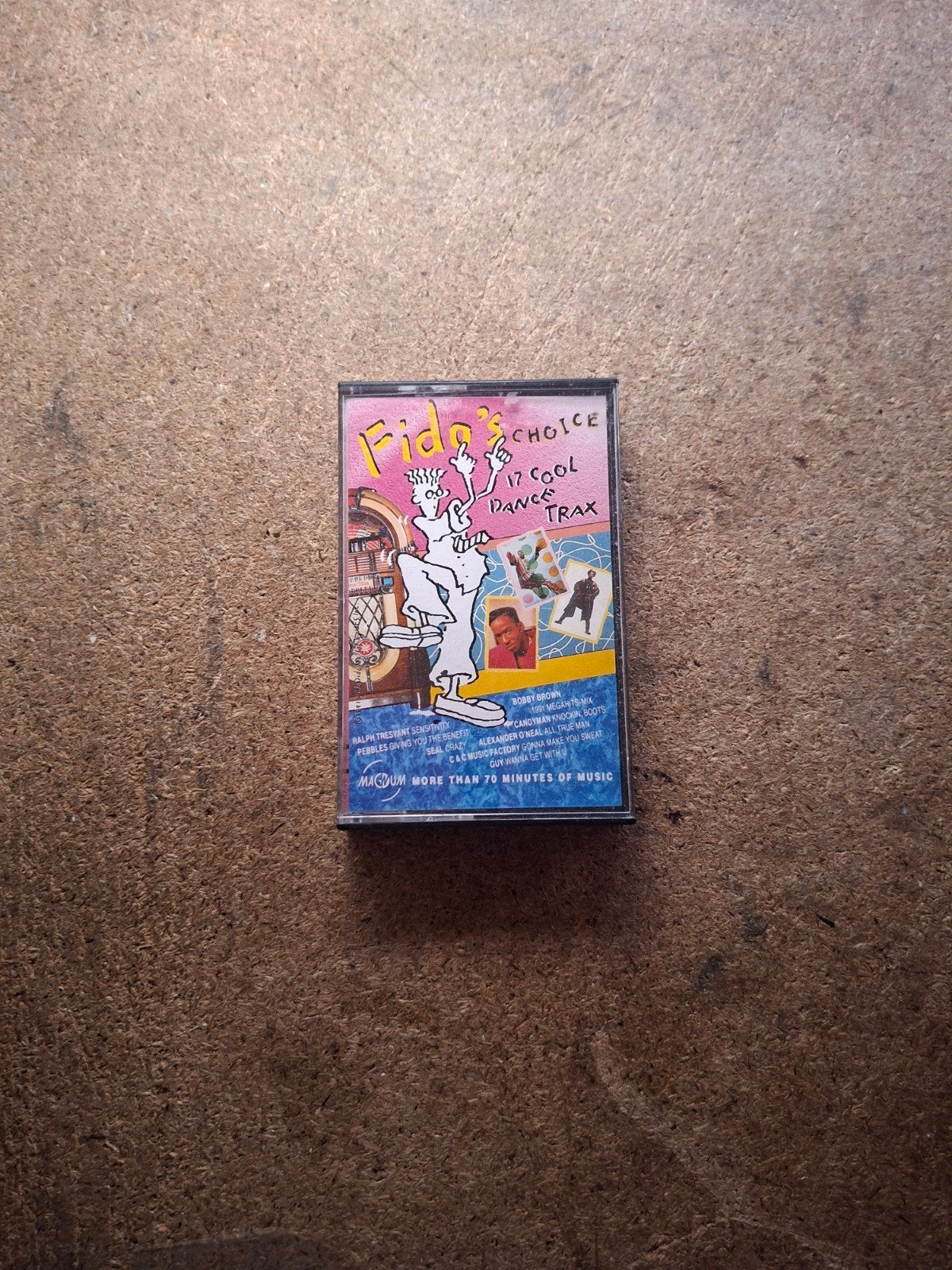 Fido's Choice: 17 Cool Dance Trax Cassettebandje, Cd's en Dvd's, Cassettebandjes, Gebruikt, 1 bandje, Dance, Ophalen of Verzenden